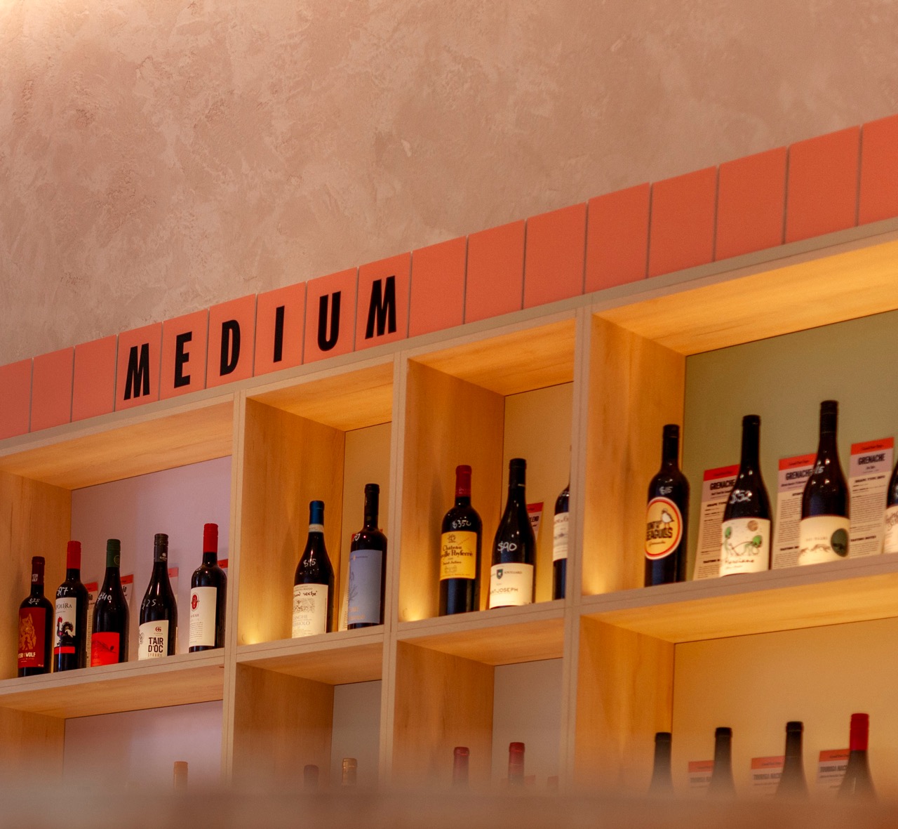 Guests tasting wines at the bar in the Good Pair Days Surry Hills tasting room