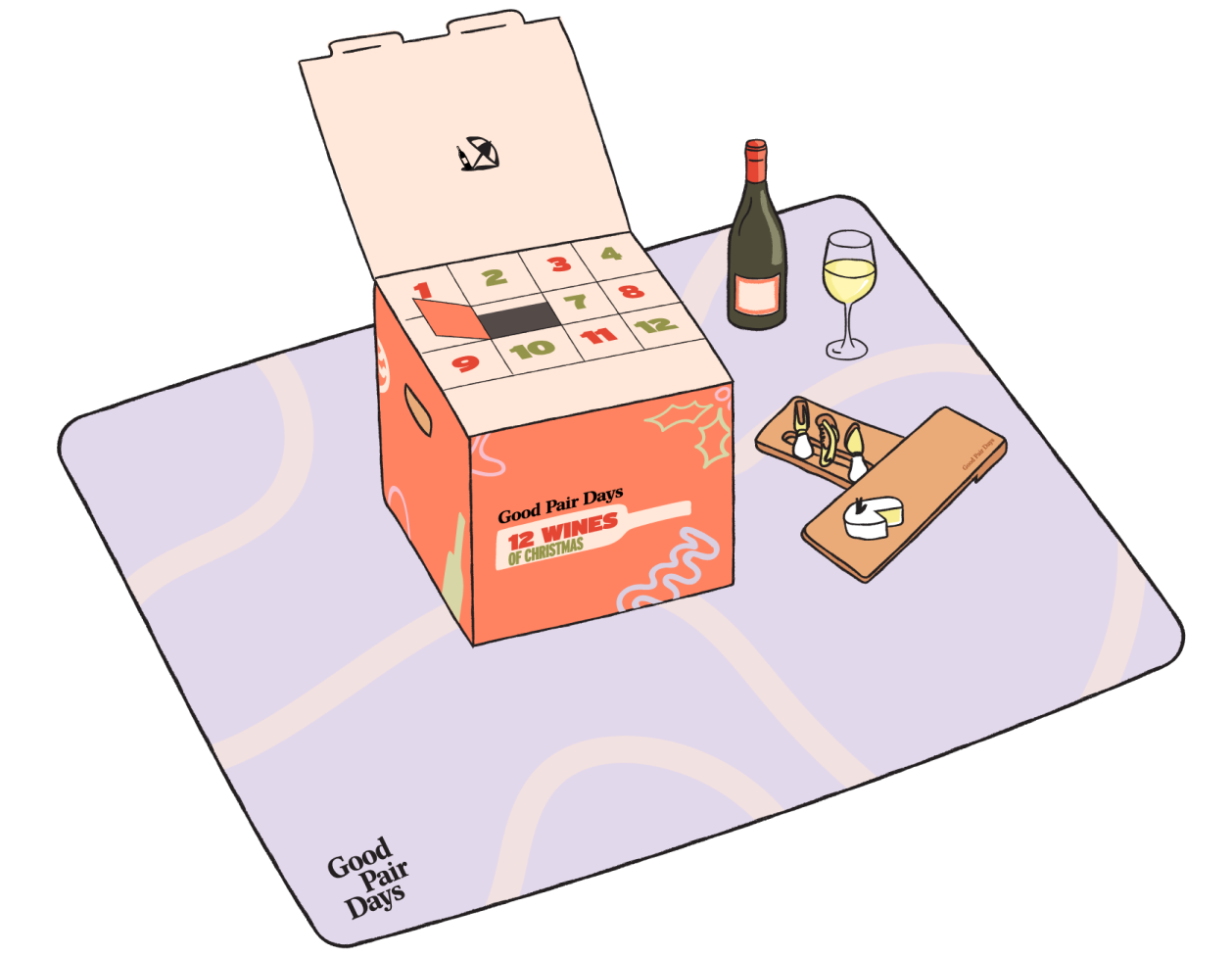 Wine Advent Calendar 2025 Australia Good Pair Days